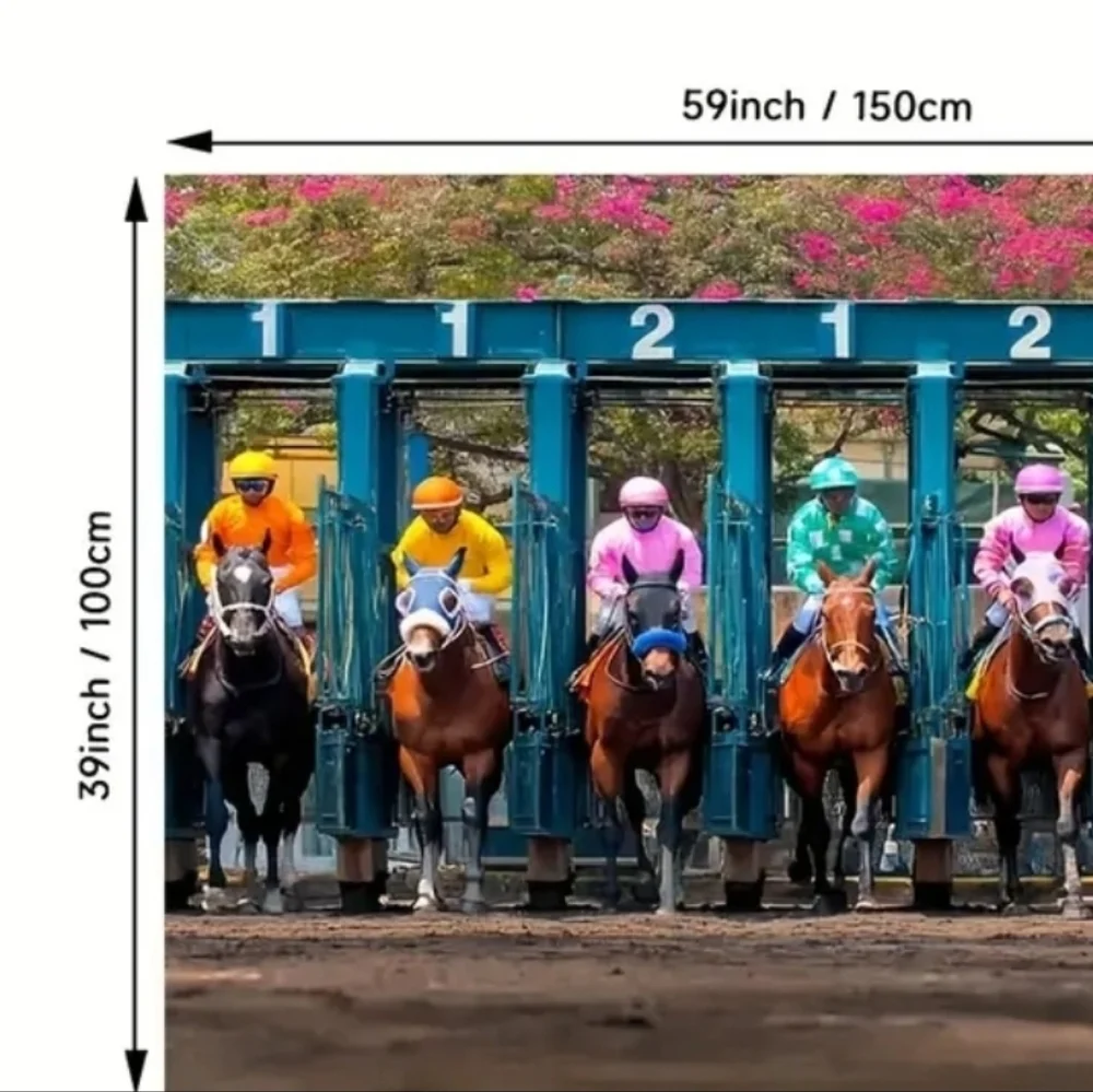 Horse Decor Party Supplies Kentucky Derby May 2nd Is Derby Day Spirals Banner